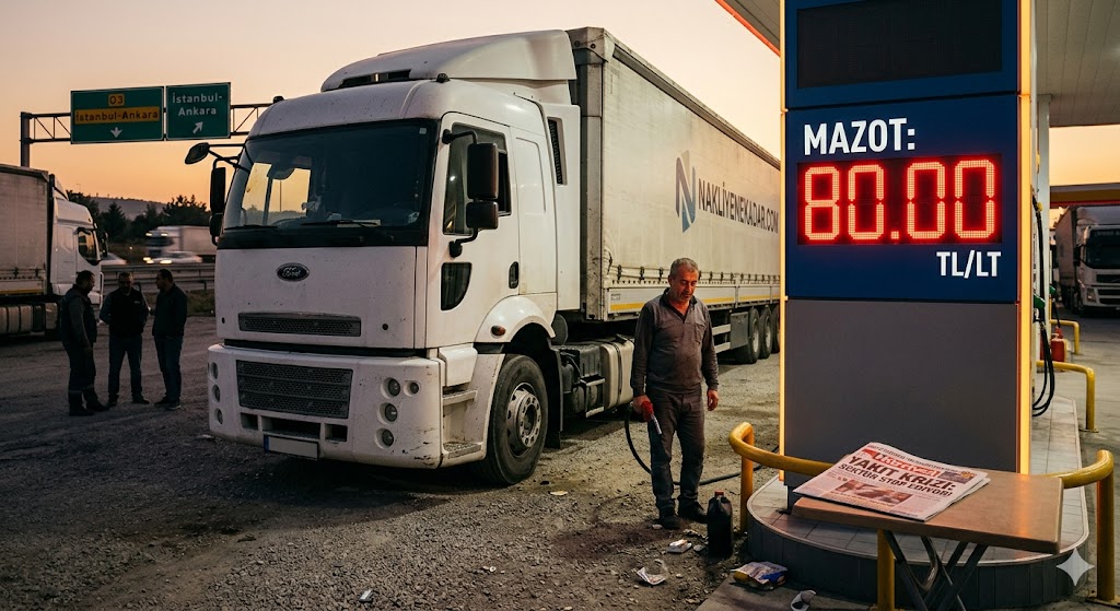 Mazot 80 TL Eşiğinde: Nakliye Sektörü Çıkmazda mı?